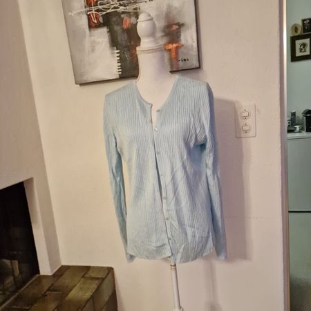Sergio Classic Damen Cardigan Gr. L, hellblau