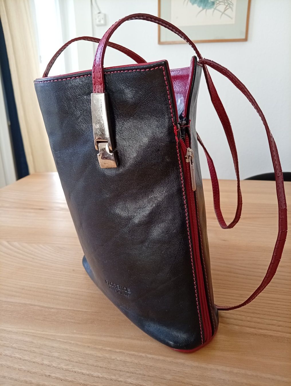 Borse da donna: Hübsche Leder-Handtasche, made in Florence – Usato da Luzern venduto da Seri4 2
