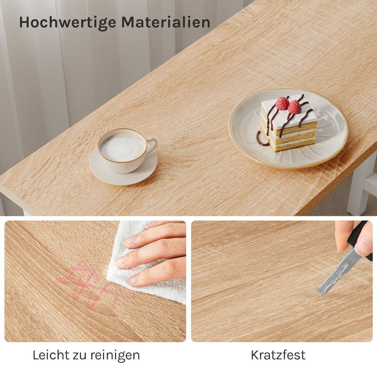 Tables: Bartisch Bistrotisch Stehtisch Esstisch Eiche Hell – Neuf avec emballage d'origine à Kreuzlingen par DealBlitz 5
