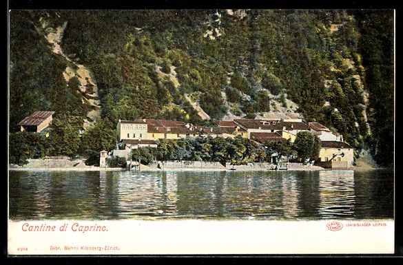 Cartoline postali: AK Caprino, Cantine di Caprino – Usato da Berlin venduto da bartko-reher
