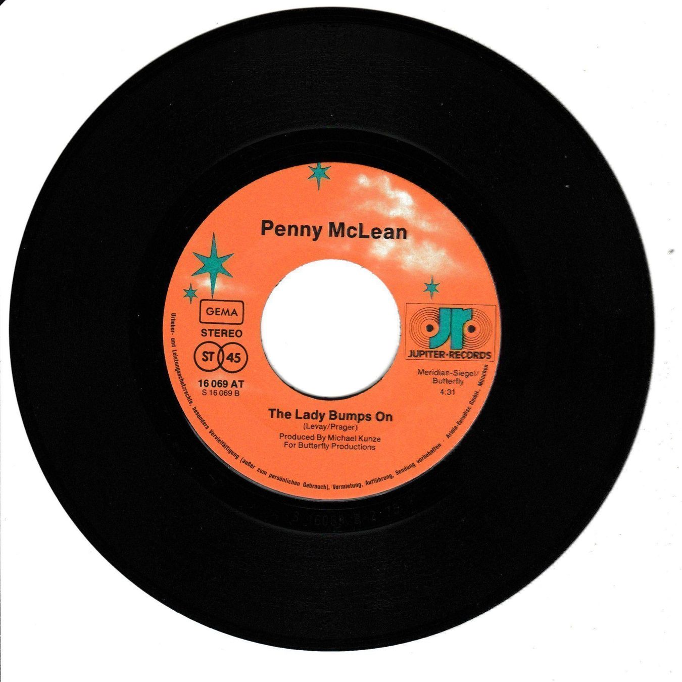 Dischi in vinile: Penny McLean - Lady Bump 7" Vinyl – Usato da Tübach venduto da JamesStone 3