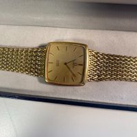 Omega De Ville Quartz Vintage Damenarmbanduhr Goldfarbenes