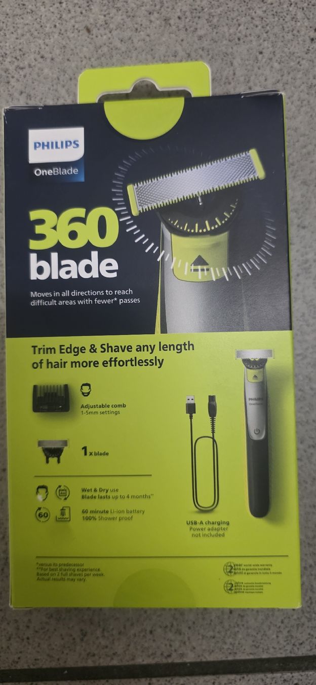 Philips Rasoi & Lamette da barba: Philips oneblade 360 – Nuovo e nell'imballaggio originale da Niederglatt ZH venduto da Mustafa_Ezgi 1