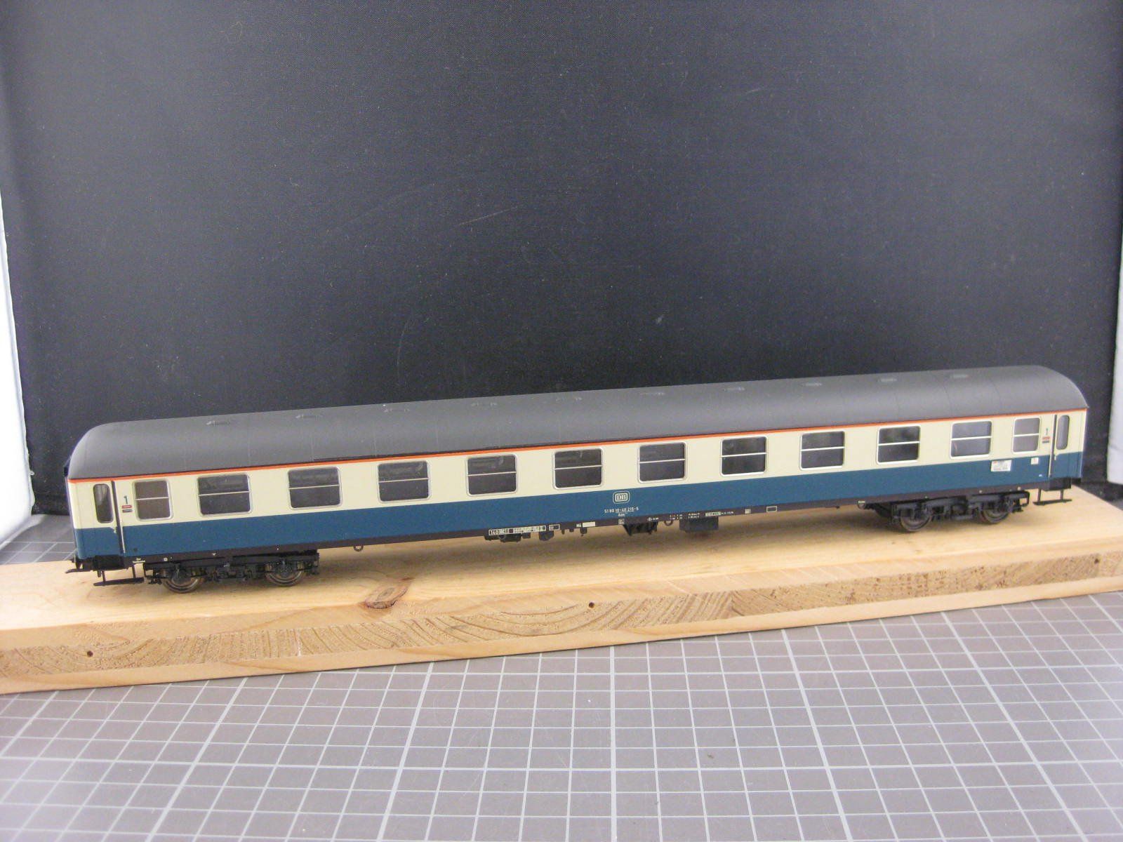 Modellini di ferrovie: ADE DB Wagen 1. Klasse blau-beige – Nuovo (secondo la descrizione) da Malters venduto da Marosko