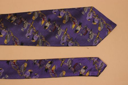 vintage FABRIC Silk Tie