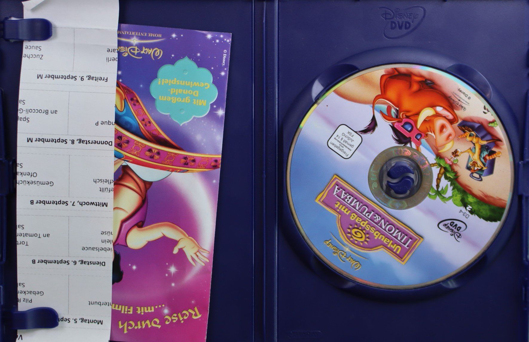 Tutti i DVDs: Urlaubsspass mit Timon & Pumbaa – Usato da Luzern venduto da CONTENTI 1