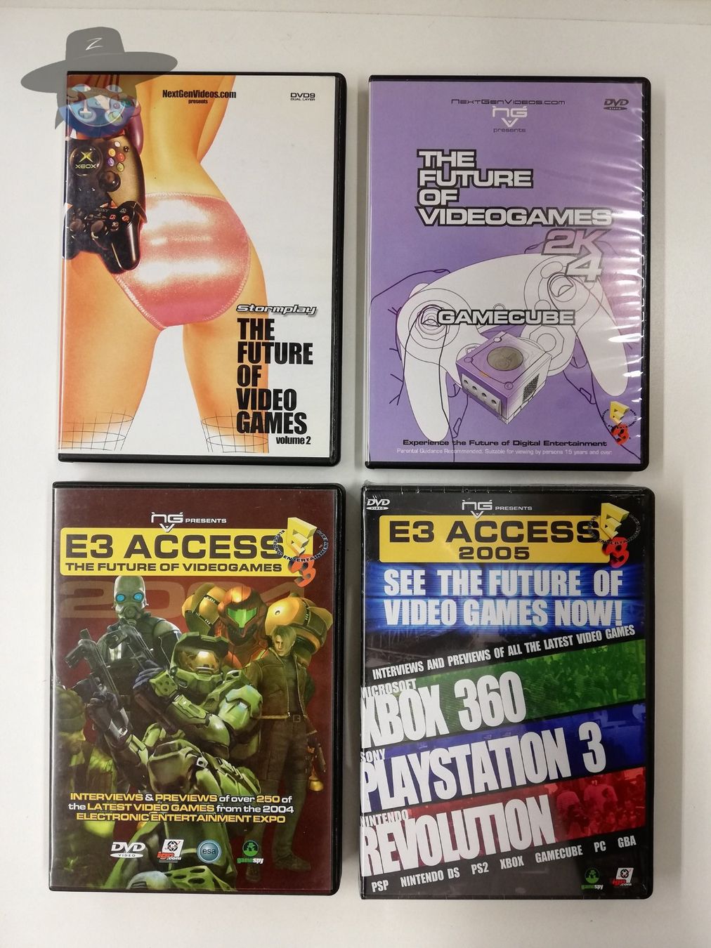 Nintendo Statuette: 4 x DVD von NextGenVideos E3 Access 2004 + 2005 Halo – Usato da St. Gallen venduto da zorro_dc