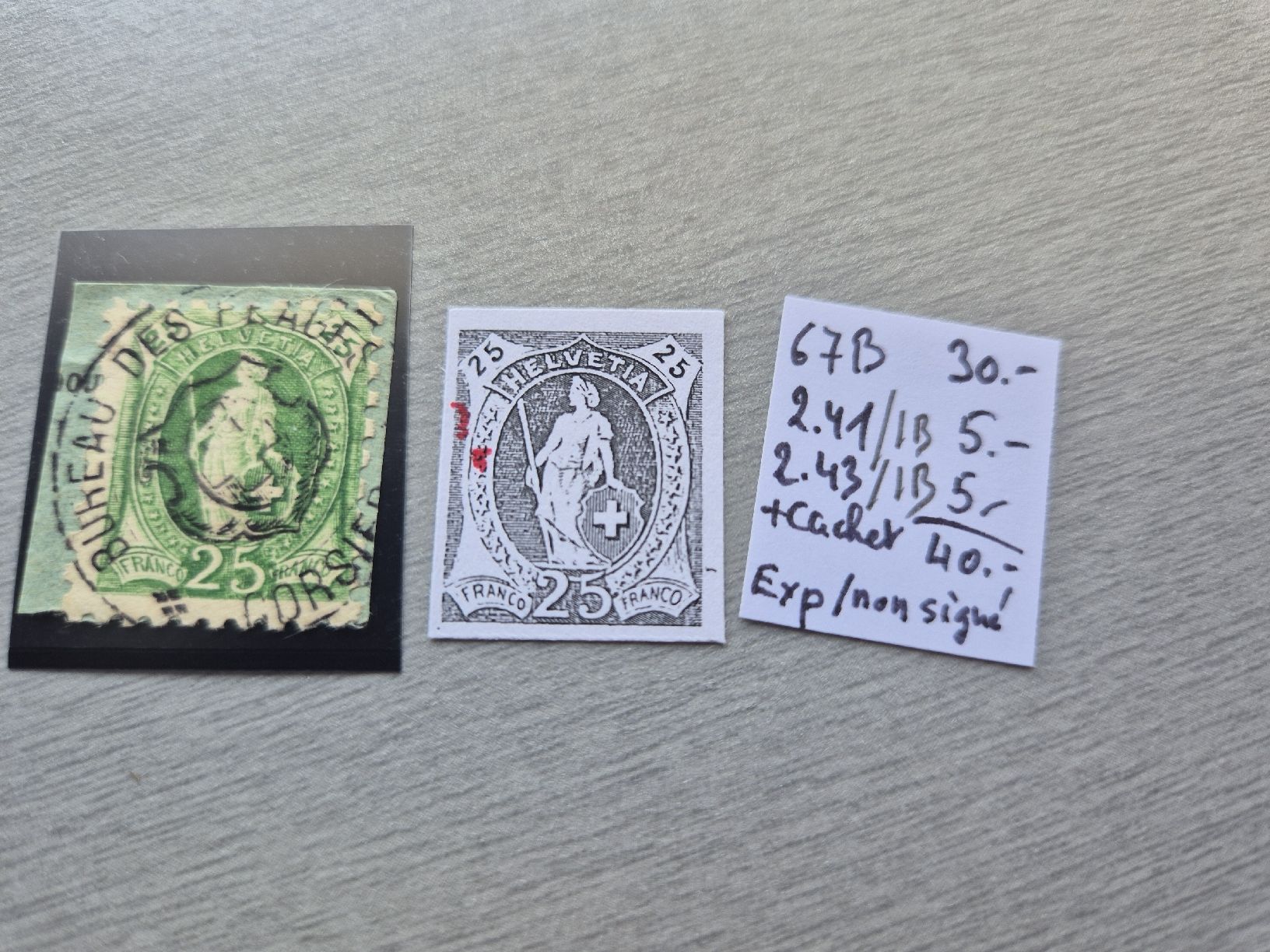 Tutti i francobolli: Stehende 67B, ab 1.- – Usato da Burgdorf venduto da Glossy01