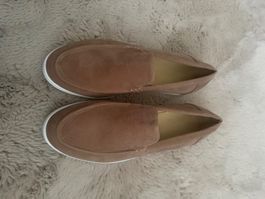Herren Mokassins beige Grösse 42 neu