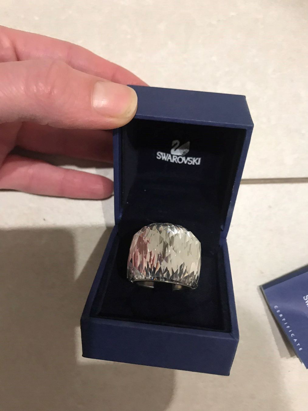 Anelli: Original Swarowski Diamant Full Ring – Nuovo e nell'imballaggio originale da Rothrist venduto da ilodj
