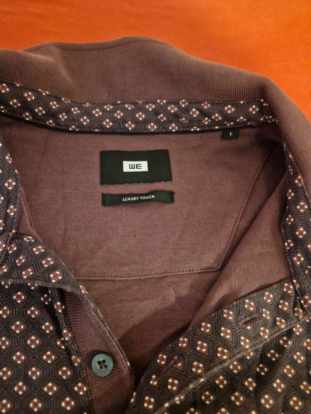 Magliette Polo: WE Herren Poloshirt Gr. L / mit Muster – Nuovo (secondo la descrizione) da Flawil venduto da foggiano 1