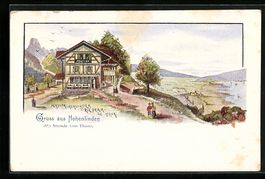 Riedern b. Thun, Gruss aus der Pension H