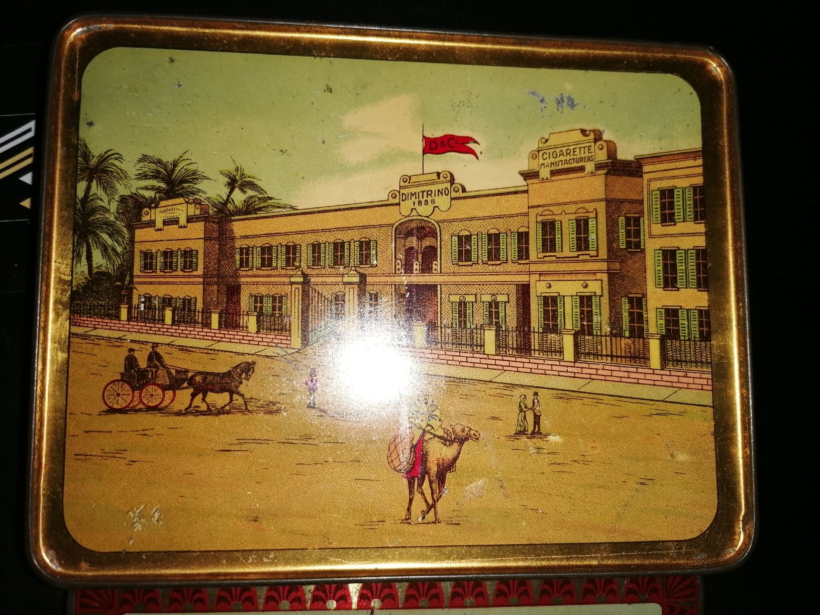 Tabak: Antike Blechdose Dimitrino 100 Zig. Consul. Ca. 1910 – Gebraucht aus Zürich von Tin4Life 5