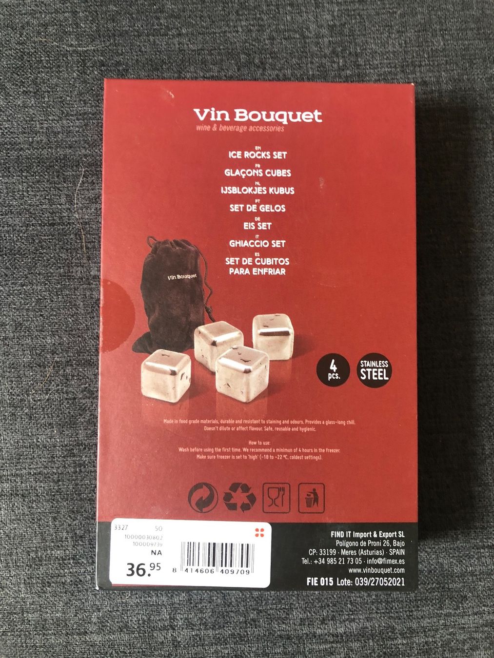 Elettrodomestici da cucina: Ice Rocks Set von Vin Bouquet – Nuovo e nell'imballaggio originale da Wettingen venduto da Nadinne 2