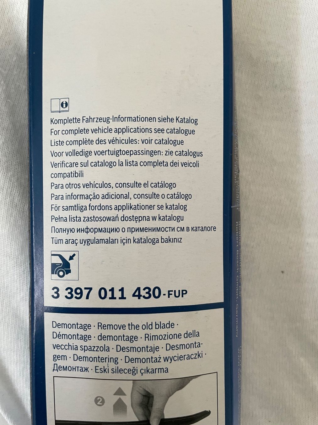 Bosch Alle Ersatzteile: Scheibenwischer Bosch REAR  H 352, neu – Neu und originalverpackt aus Zollikon von yaris0505 2