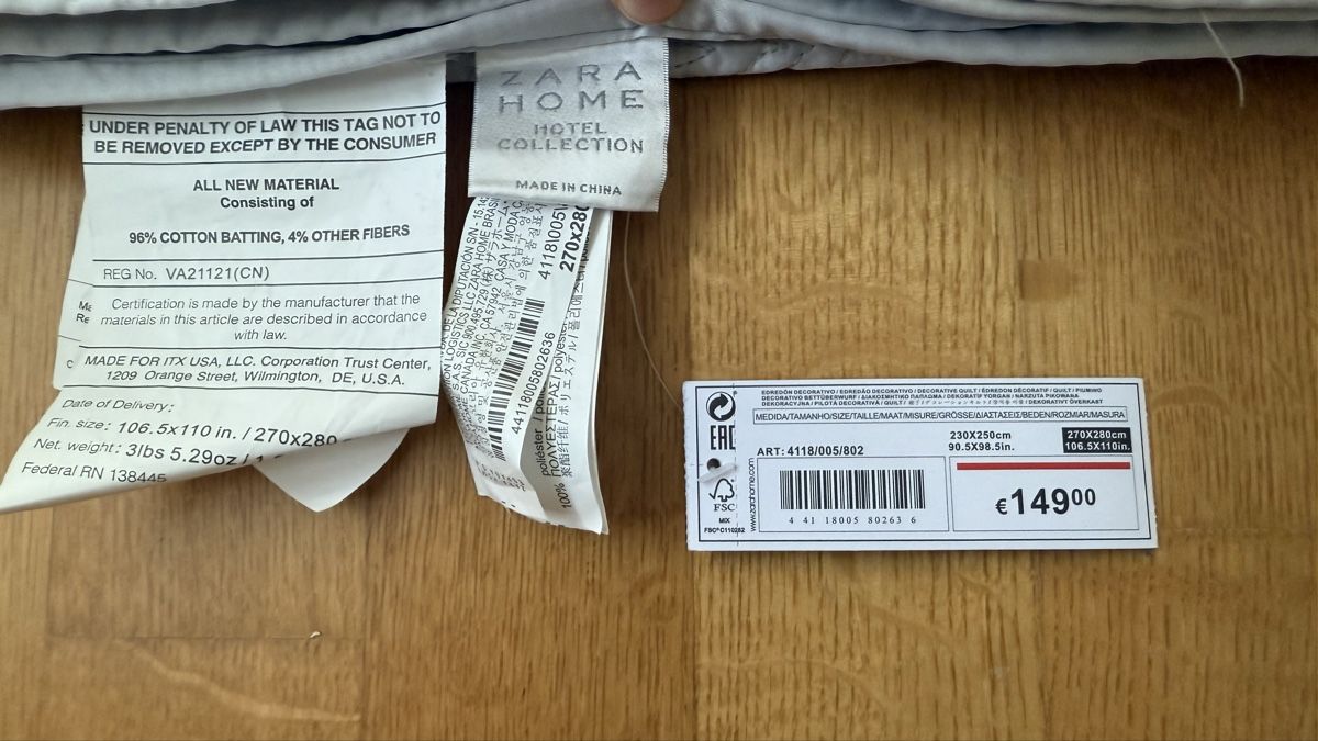 Zara Coperte: Zara Home Tagesdecke – Nuovo e nell'imballaggio originale da Urdorf venduto da liska55 3