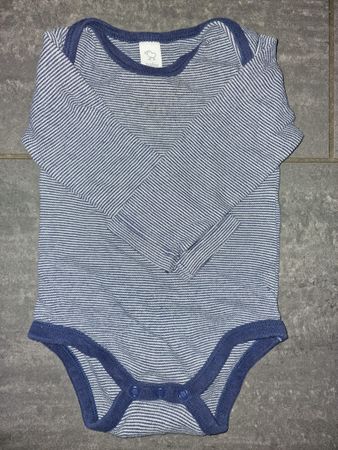 Baby Club Langarmbody Gr. 80, gestreift, eher dick