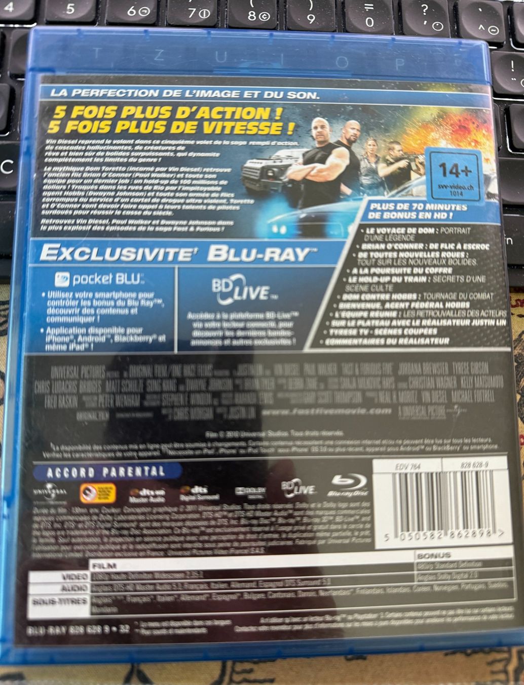 Tutti i DVDs: Fast & Furious 5 (2011) - Blu-ray – Usato da Semsales venduto da __Florian__ 2