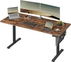 160x70cm Höhenverstellbarer Schreibtisch elektrisch 4 Speich