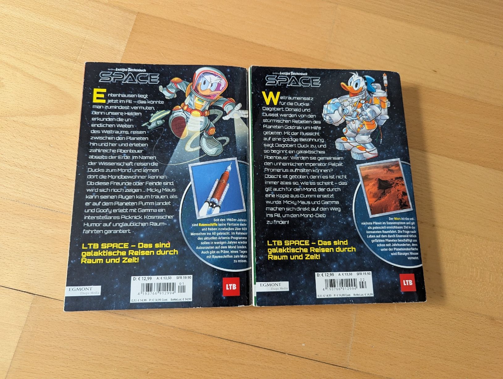 BD: Lustiges Taschenbuch - SPACE 1 & 2 – D'occasion à Horgen par snickers58 1