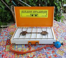 Vintage Jet-Gaz Campingkocher, ideal für unterwegs!