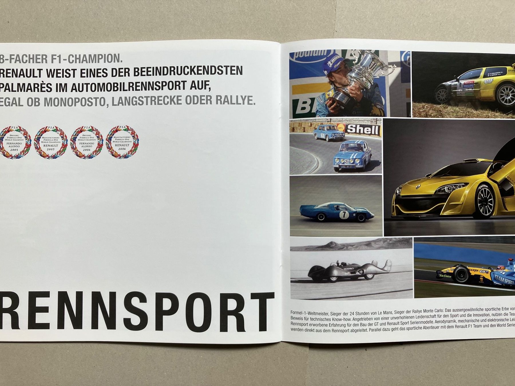 Renault Autos: Renault Sport-Programm - Original-Prospekt – Neu (gemäss Beschreibung) aus Malans GR von Chueche427 8