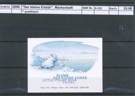 2008 "Der kleine Eisbär", Markenheftchen, ** postfrisch