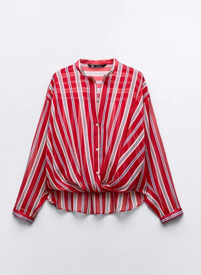 Zara Blusen: ZARA Bluse rot Gr. XL – Neu (gemäss Beschreibung) aus Emmen von mir14