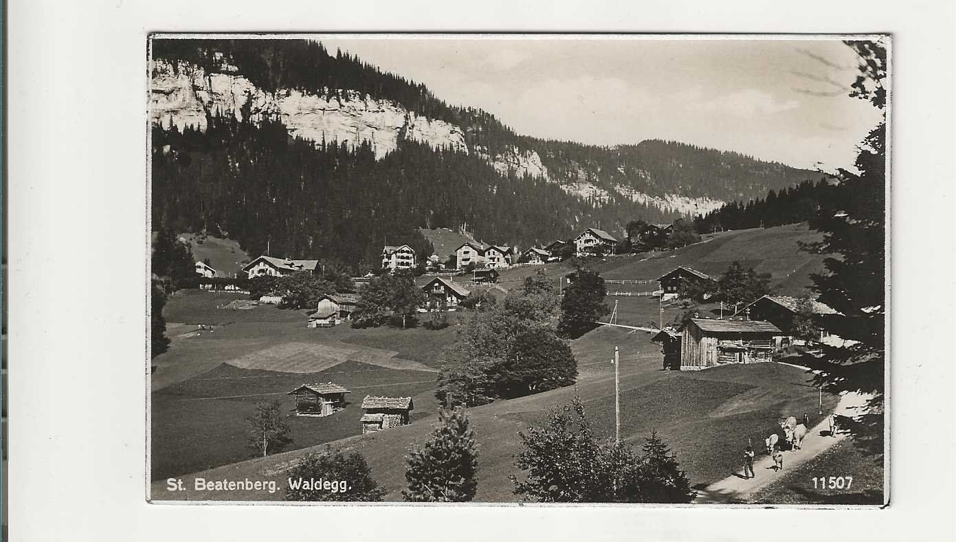 Cartoline postali: St. Beaeberg, 1930 – Usato da Spiez venduto da Niesen20
