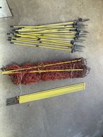 Flexizaun, 25m, mit vielen Pfählen