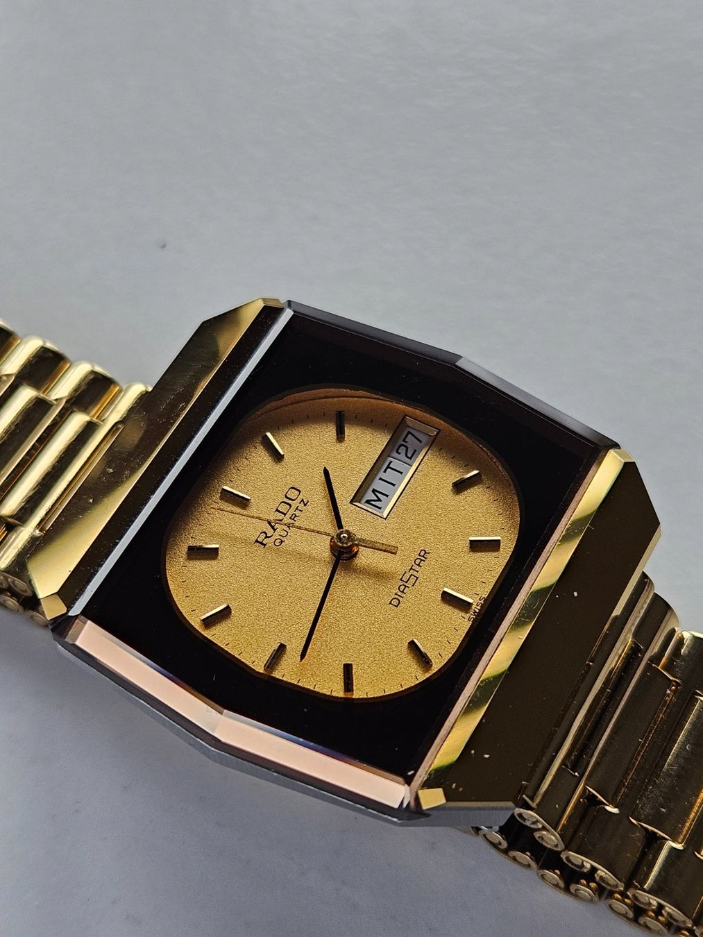Rado Orologi: 120 Rado Diastar Day Date Quartz – Usato da Berikon venduto da mmm21 1