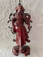 Chinesische Figur Holz geschnitzt 18cm