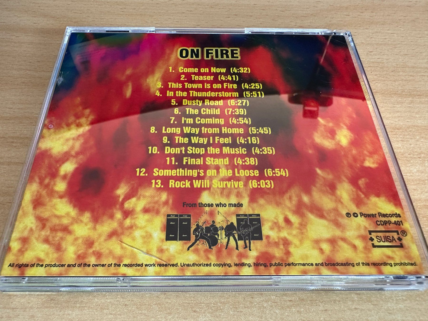CD: Powerplay - On Fire – Usato da Rikon im Tösstal venduto da Alpenmutz 1