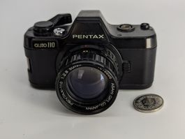 Kamera Asahi Pentax auto 110 Miniaturspiegelreflexkamera