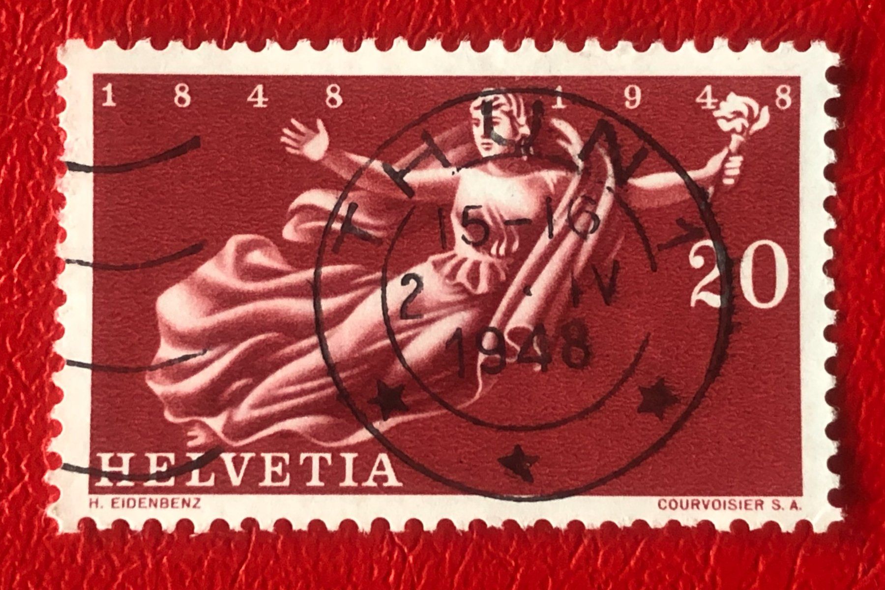 Alle Briefmarken: Nr.283 mit VollStempel  Thun – Gebraucht aus Aarau von Billa007