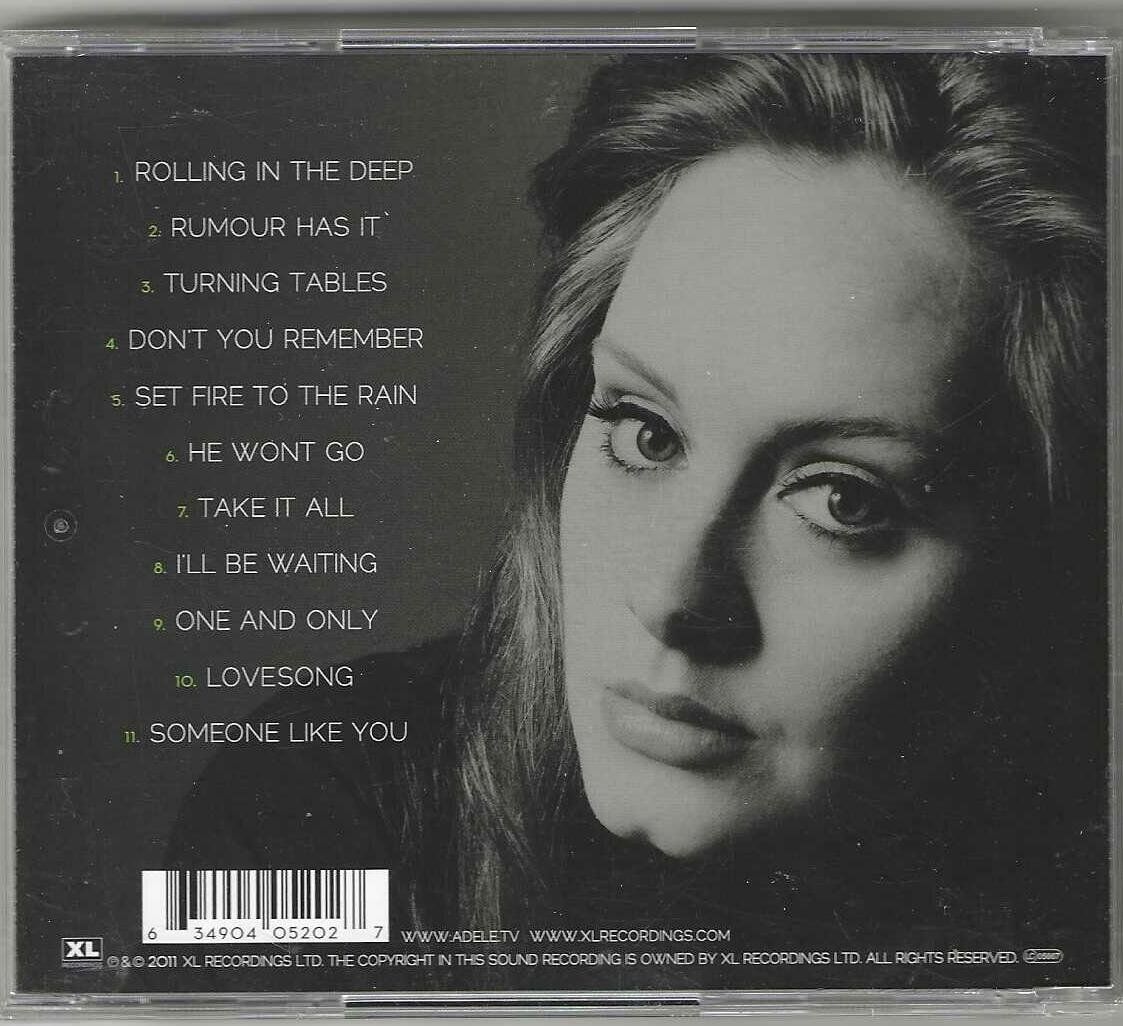 CD: Adele - 21 – Usato da Genève venduto da CDLPBookS 1