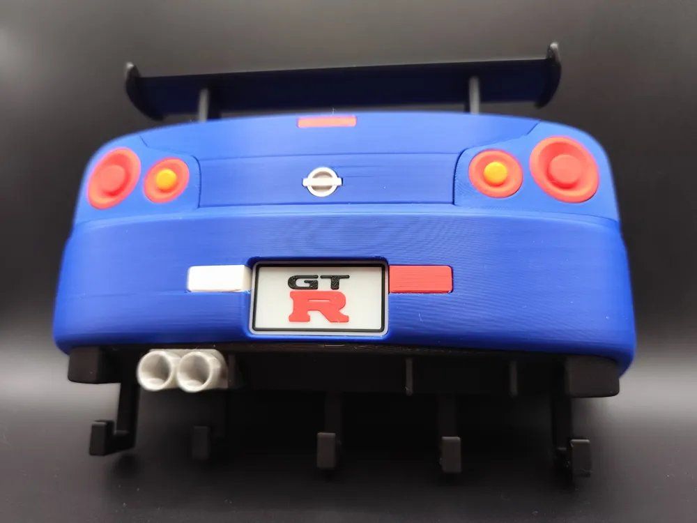 Schlüsselanhänger & - bänder: R34 GTR Schlüsselhalter – Neu (gemäss Beschreibung) aus Niederweningen von Wellington3D 3