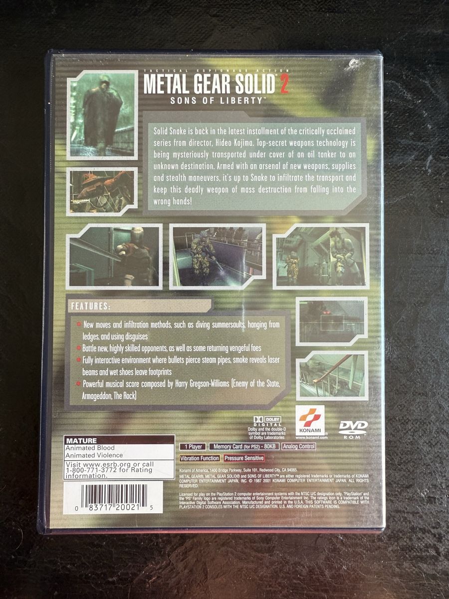 Spiele: Metal Gear Solid 2 - Sons of Liberty - PS2 US – Gebraucht aus La Tour de Peilz von Games_paradise 1