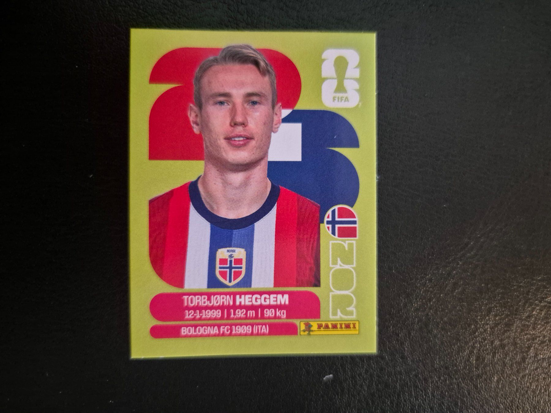 Panini Carte collezionabili: Panini WM 26 NOR 8 – Nuovo (secondo la descrizione) da Rorschacherberg venduto da AJ3108