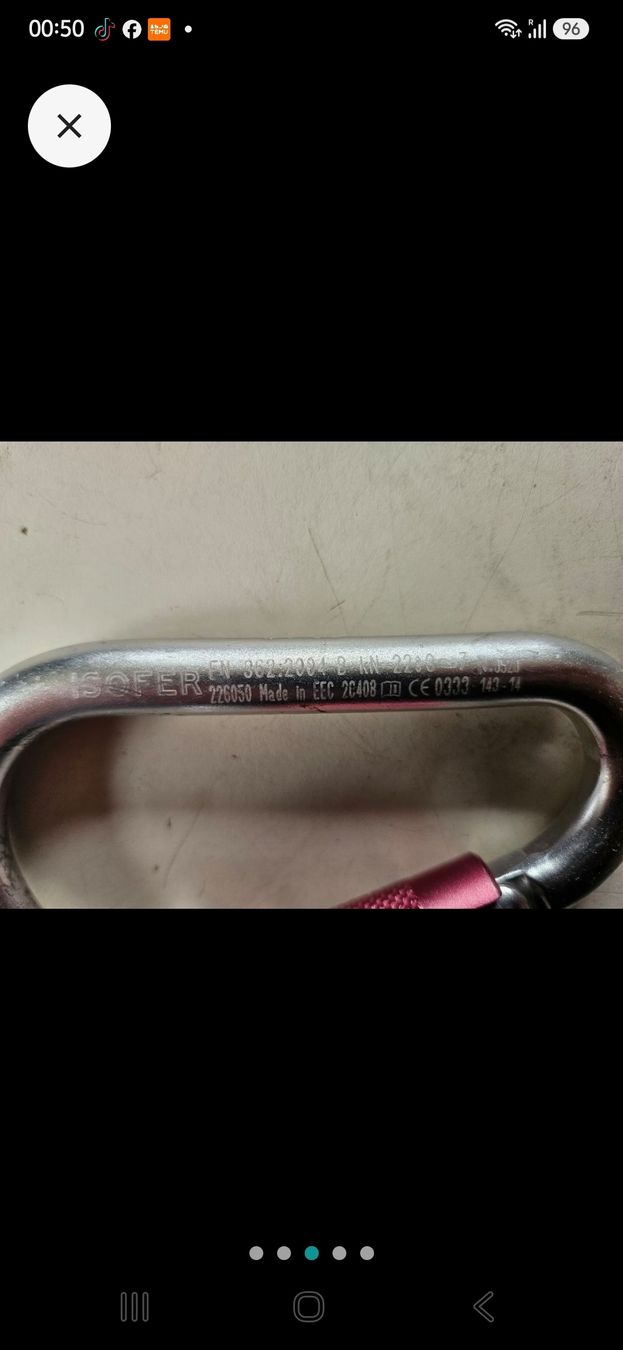 Kletterausrüstungen: 10 Kletterkarabiner, Aluminium, 226550 – Gebraucht aus Oberburg von znas 2