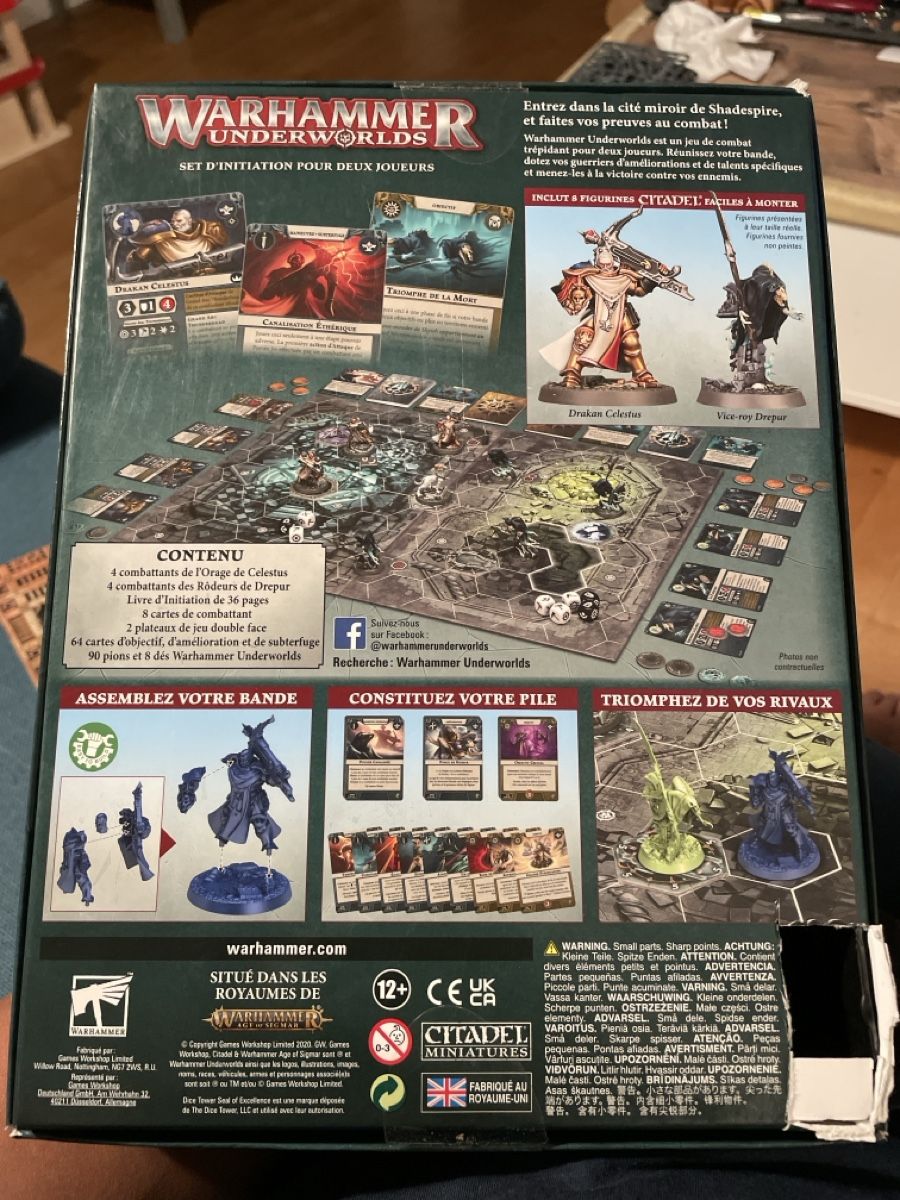 Giochi: Warhammer Underworlds Starter Set neuwertig komplett – Nuovo (secondo la descrizione) da Hergiswil NW venduto da opi_san 1