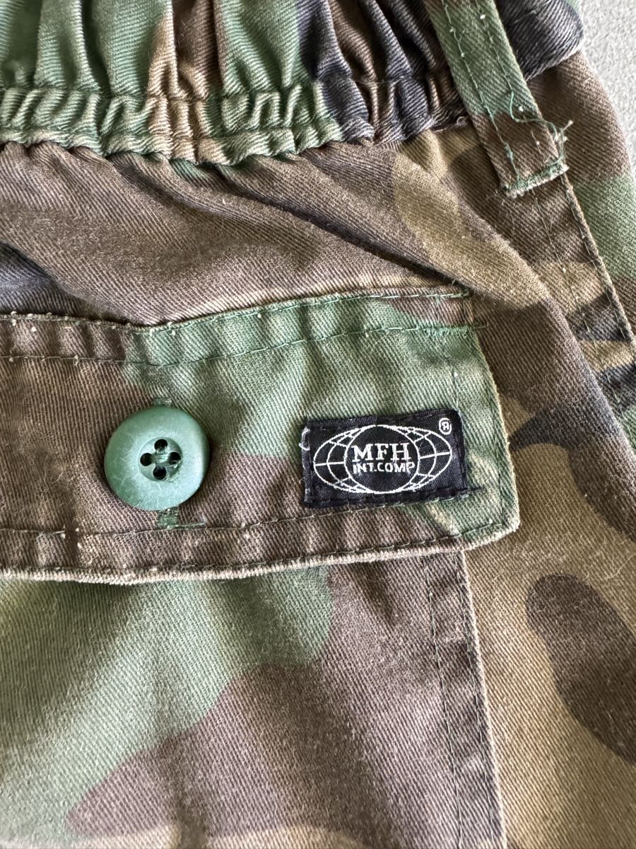 Pantaloni: Tarnhose MFH, Gr. S, Militär Cargo Hose – Usato da Reitnau venduto da Chiroptera74 2