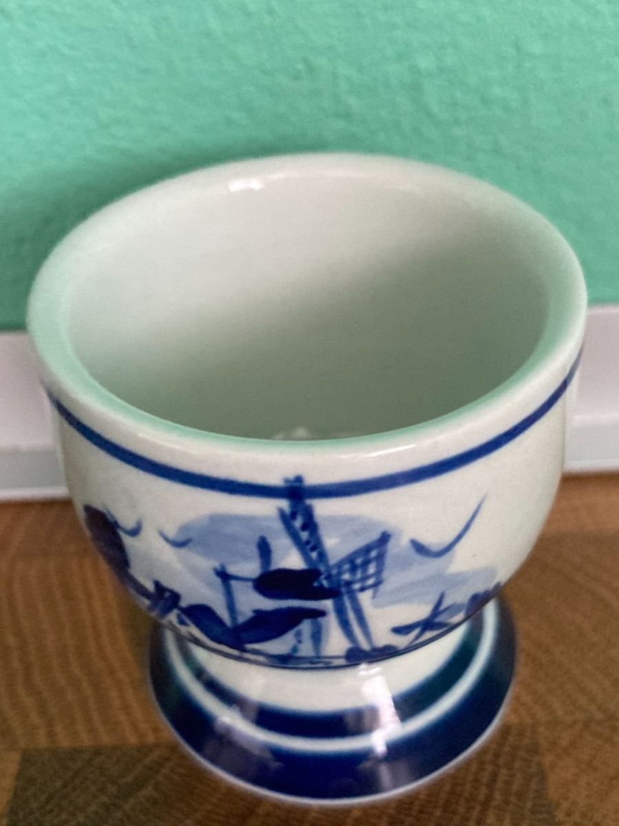 Sonstiges Geschirr: Eierbecher  Handpainted Delft – Gebraucht aus Subingen von ArtBead 3