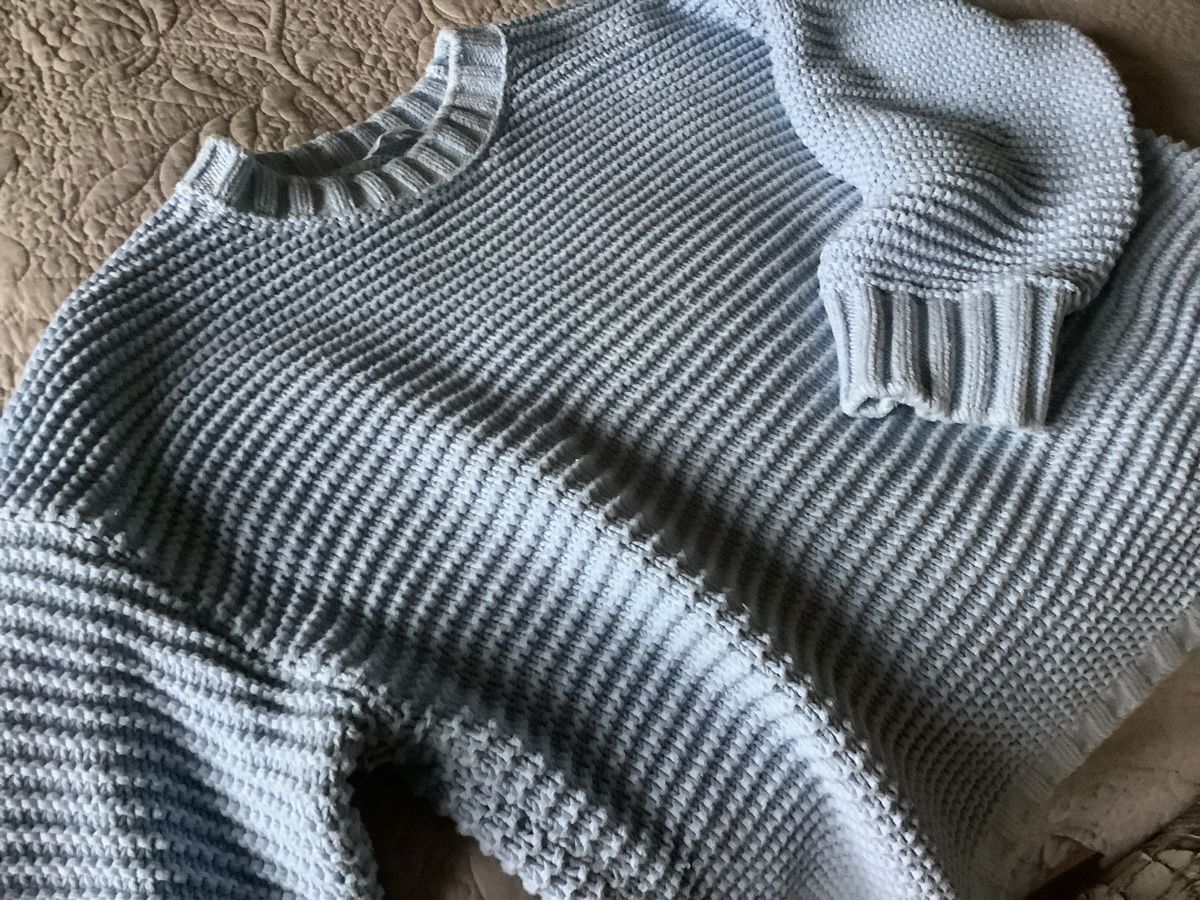 Maglioni & Felpe: Strickpullover Bitter Rich hellblau Grösse XL neuwertig – Usato da Buch SH venduto da bri_hpp2 2