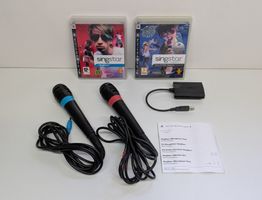Singstar Set: Mikrofone + 2 Spiele für PlayStation 3