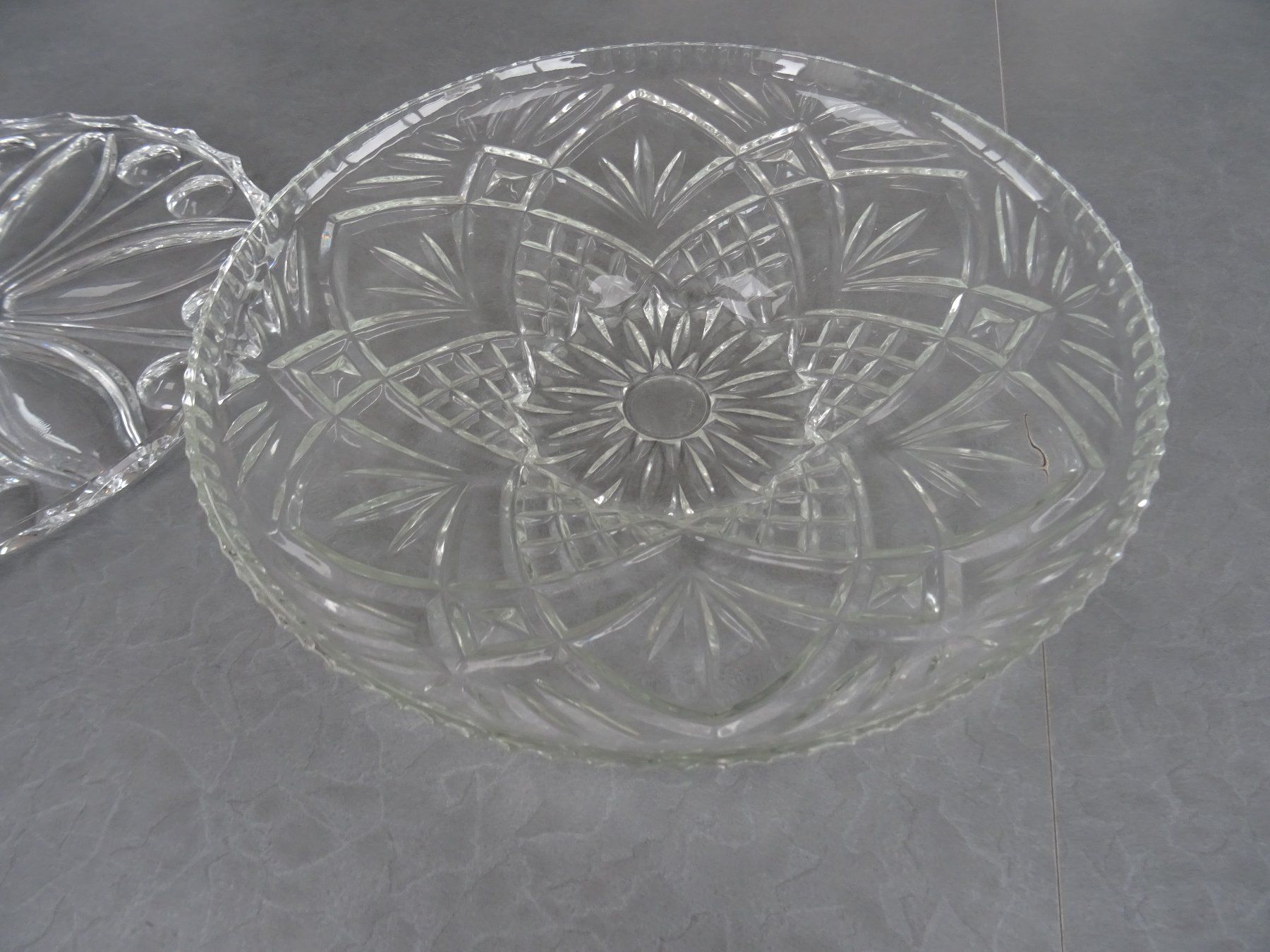 Piatti di portata: Tortenplatte und Früchteschale Glas – Usato da Rothrist venduto da heinrich1966 2
