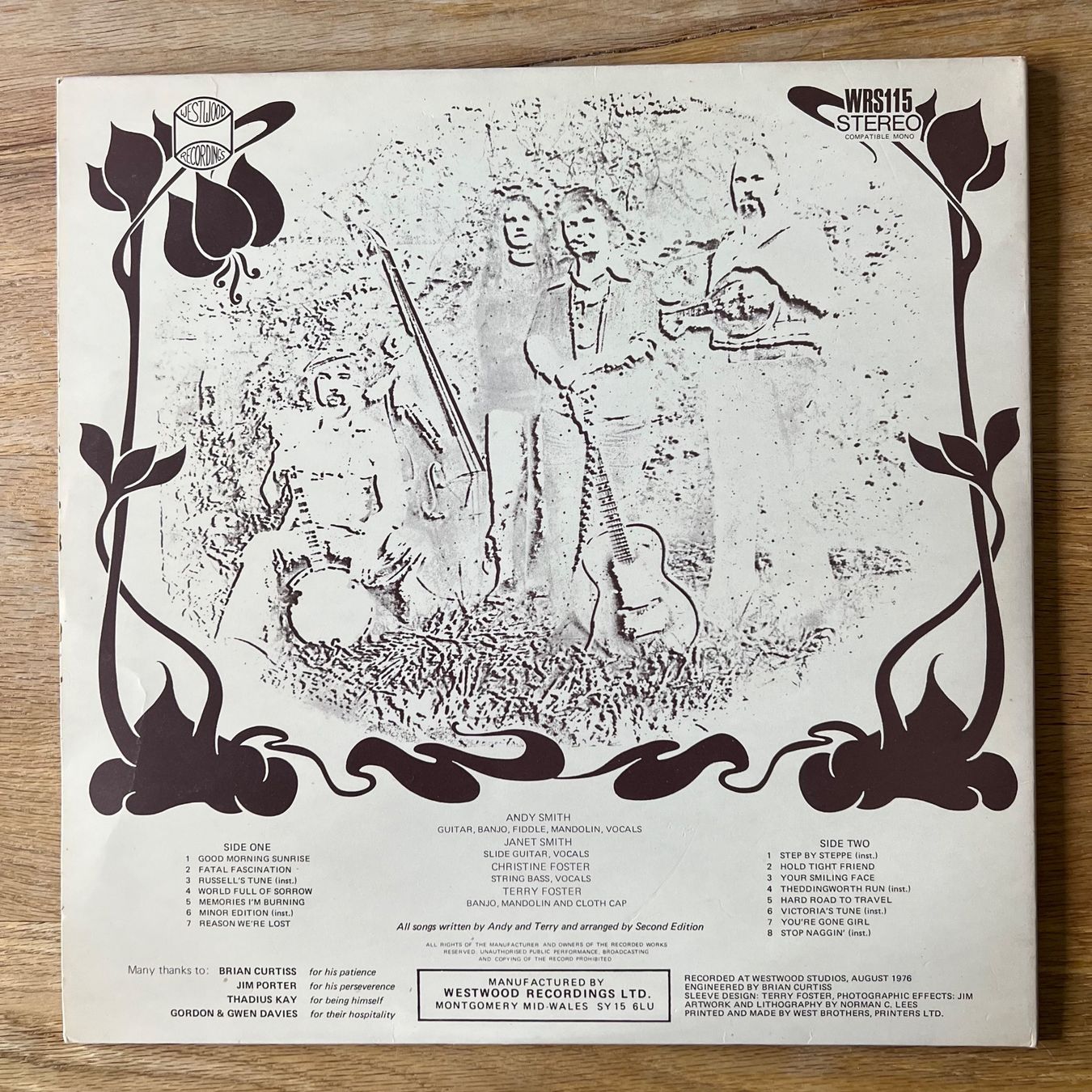 Dischi in vinile: Second Edition - Not Really Bluegrass / 1. UK-Press. 1977 – Usato da Gais venduto da soundcave57 1