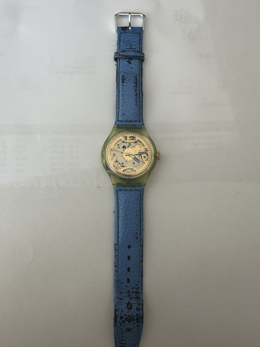 Swatch Orologi: Vintage Swatch Automatic 1992 Skeleton Transparent läuft – Usato da Biel-Benken BL venduto da Giani88810 1