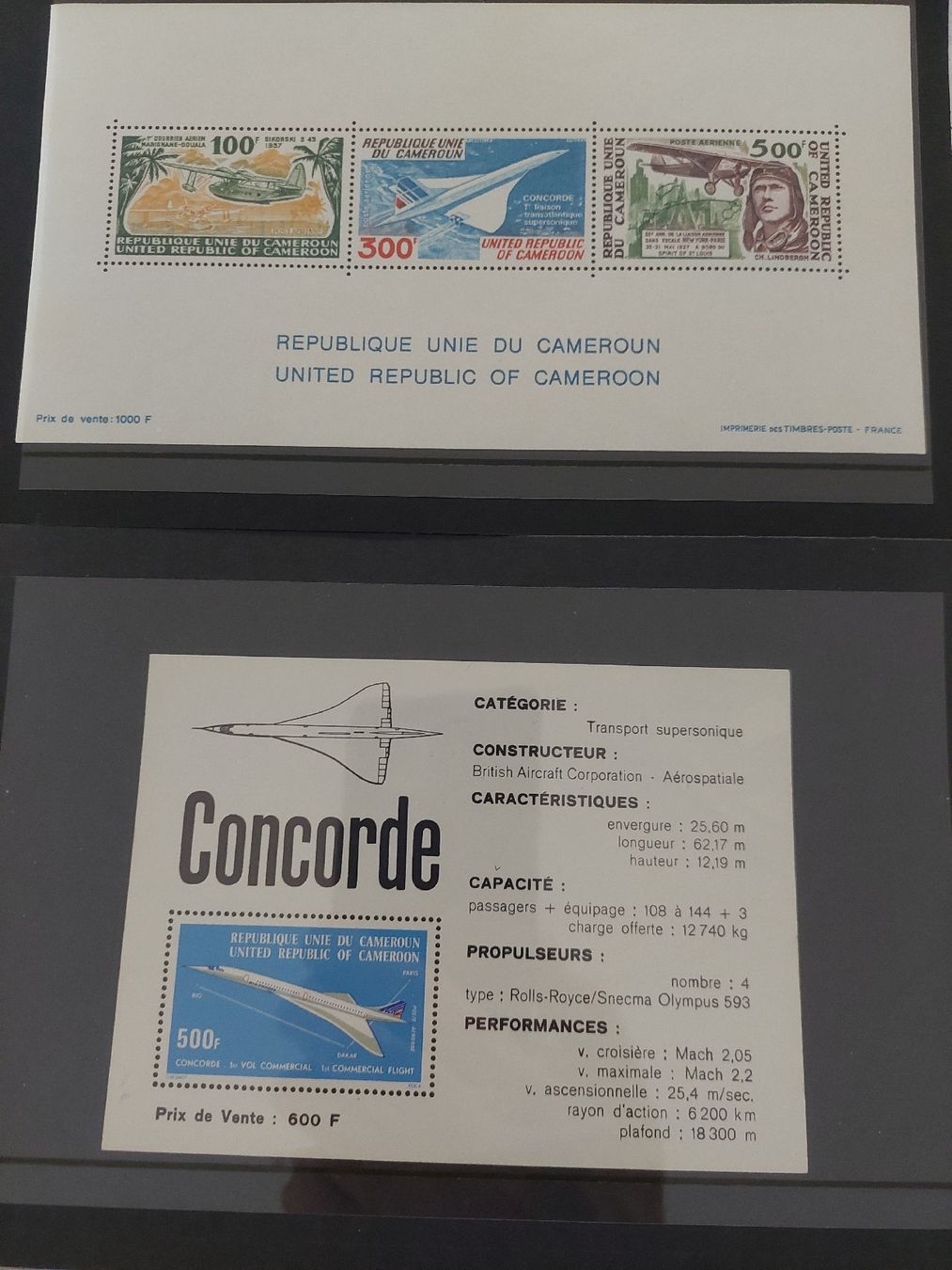 Alle Briefmarken: Timbres Cameroun  – Neu (gemäss Beschreibung) aus Le Locle von wchs