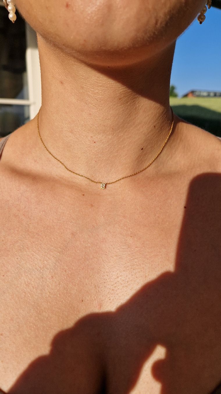 Catenine: Goldene Kette mit Buchstaben B – Nuovo (secondo la descrizione) da Zürich venduto da Delia_29 2